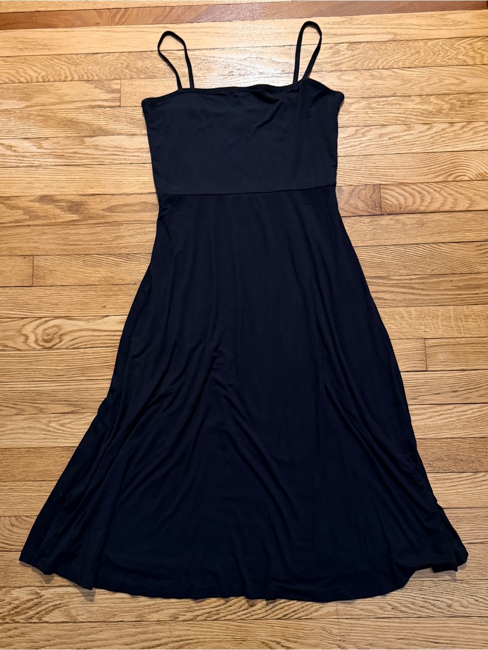 Wilfred Free Black Double-Lined Maxi Dress Size L